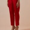 Red Aikya Pants -Africans Shop 08122023avnibhuva041