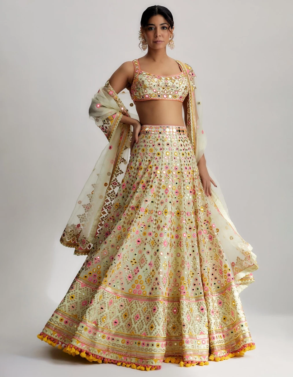 Mint Shaira Lehenga Set 3 Mint Shaira Lehenga Set