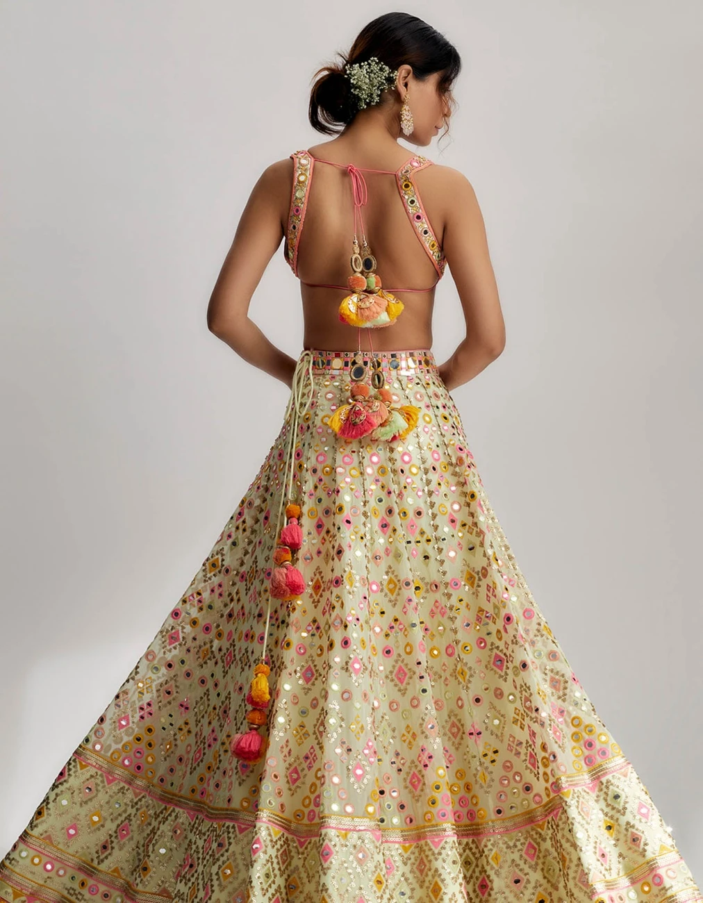 Mint Shaira Lehenga Set 6 Mint Shaira Lehenga Set - Image 4