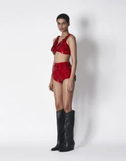 Red Gill Blouse -Africans Shop 12302022 2