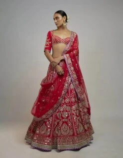 Golconda Jasmin Lehenga Set -Africans Shop 1413red2 1