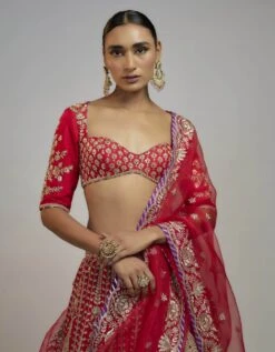 Golconda Jasmin Lehenga Set -Africans Shop 1413red3 1
