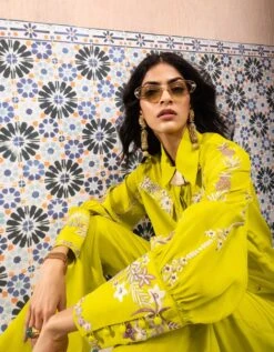 Jean Lush Lime Gara Shirt -Africans Shop 183264