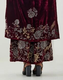 Velvet Pants In Maroon -Africans Shop 1837vpant4