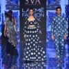 Navy Blue Denim Galeecha Printed Lehenga Set -Africans Shop 1 11962
