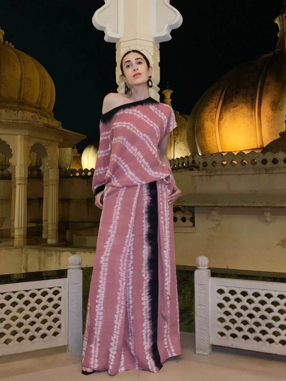 Old Rose Almond Shibori New Ald Top With Almond Shibori Wrap Pant 3 Old Rose Almond Shibori New Ald Top With Almond Shibori Wrap Pant