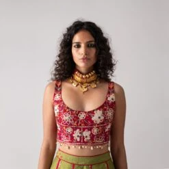 Shocking Pink Kalpa Blouse