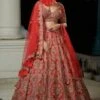 Anahita Claret Raw Silk Lehenga Set -Africans Shop 1 67697
