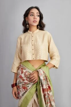 Airawata Ecru Chandni Blouse