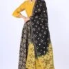 Black Mustard Ikat Printed Lehenga Set -Africans Shop 1 80073