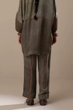 Boond Smoking Pant In Brown & Blue -Africans Shop 2012bo37bb