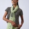 Green Embroidered Blouse In Handloom Cotton -Africans Shop 20261