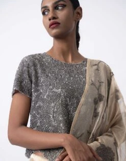 Slate Silver Handloom Blouse -Africans Shop 2026slatesilver3