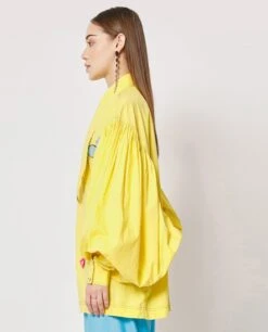 Yellow Tombo Shirt Embroidery 8 Yellow Tombo Shirt Embroidery -Africans Shop 22001soyeemb023