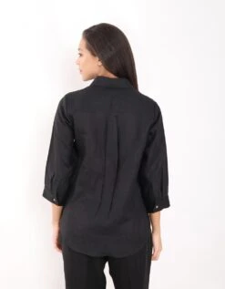 Black Flamingo Embroidered Shirt -Africans Shop 231148b
