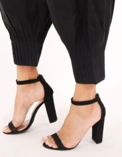 Black Bottom Pleated Pants -Africans Shop 2311534