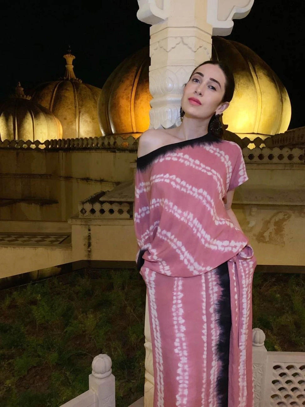 Old Rose Almond Shibori New Ald Top With Almond Shibori Wrap Pant 4 Old Rose Almond Shibori New Ald Top With Almond Shibori Wrap Pant - Image 2