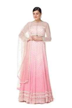 Shaded Pink Nadia Lehenga Set -Africans Shop 2 19737