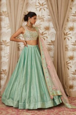 Sea Blue Lehenga Set -Africans Shop 2 40311