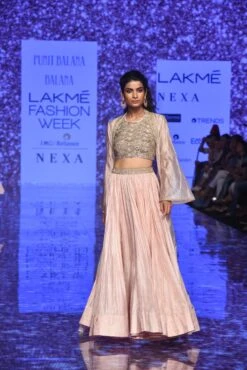 Powder Pink Organza Cape With Skirt And Heavy Work Top 9 Powder Pink Organza Cape With Skirt And Heavy Work Top -Africans Shop 2 9653