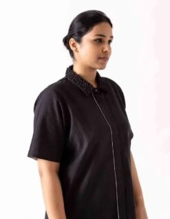 Black Mira Shirt 8 Black Mira Shirt -Africans Shop 3001043943
