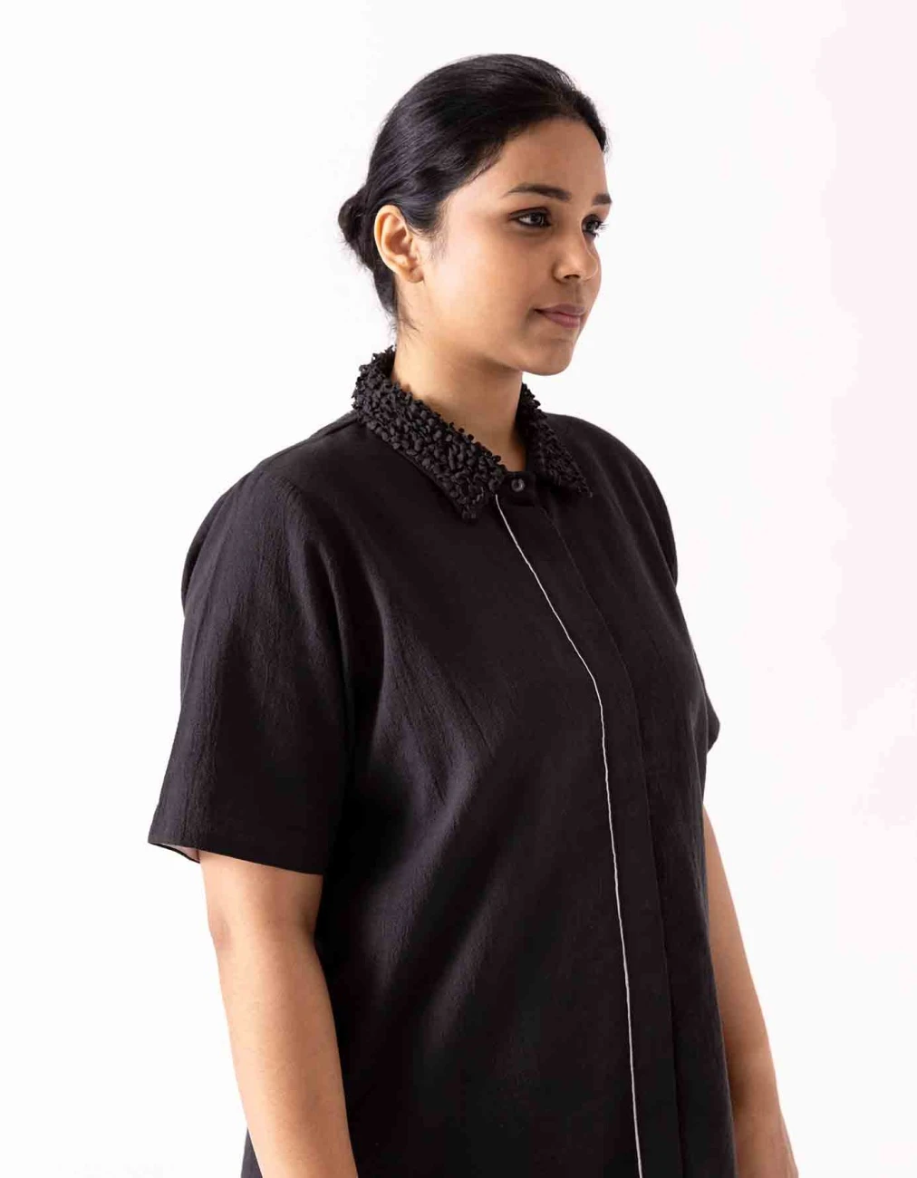 Black Mira Shirt 5 Black Mira Shirt - Image 3