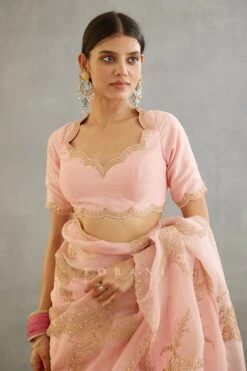 Pink Gul Mohar Yuvani Blouse