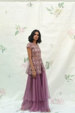 Front Open Peplum Top Paired With Layered Pants -Africans Shop 3 16869