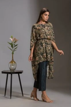 Bottle Green Nightshade Palazzo And Top -Africans Shop 3 33043