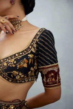 Gulnar Mahnaz Ghagra Choli Set -Africans Shop 40483