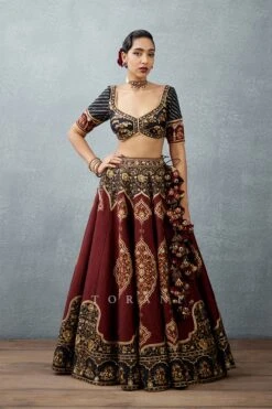 Gulnar Mahnaz Ghagra Choli Set -Africans Shop 4048b