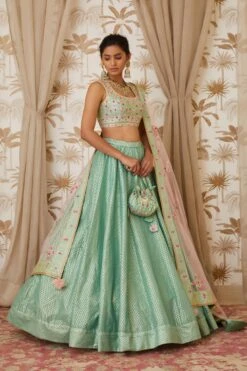 Sea Blue Lehenga Set -Africans Shop 4 19860