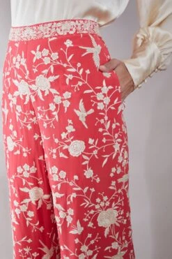 Jahan Salmon Classic Gara Straight Pants -Africans Shop 4 27805