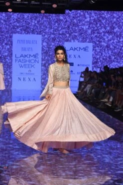 Powder Pink Organza Cape With Skirt And Heavy Work Top 12 Powder Pink Organza Cape With Skirt And Heavy Work Top -Africans Shop 5 1738