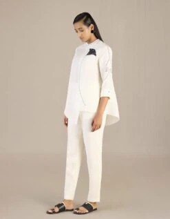 Tamara Shirt Set In Ivory -Africans Shop 6436ivory2