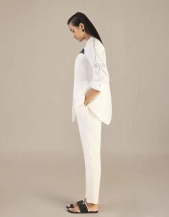 Tamara Shirt Set In Ivory -Africans Shop 6436ivory3