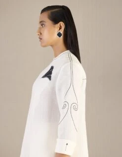 Tamara Shirt Set In Ivory -Africans Shop 6436ivory4