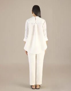 Tamara Shirt Set In Ivory -Africans Shop 6436ivoryb