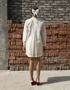 Cosmos Mandarin Shirt -Africans Shop ahmss23007b