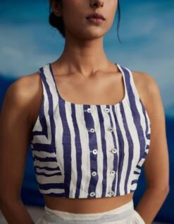 Primula Racer Back Blouse -Africans Shop ahmss240153