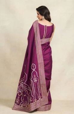 Gota Detailing Wine Crop Top -Africans Shop asgulabobl1gdwineb