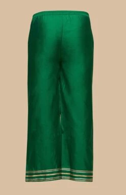 Gota Pleating Green Gota Straight Pants -Africans Shop asgulabosp1gpgreen3