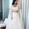 Ivory Queen Of Pearls Lehenga 1 Ivory Queen Of Pearls Lehenga -Africans Shop at2210011