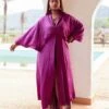 Purple Kachanar Tunic With Pants -Africans Shop atresort181