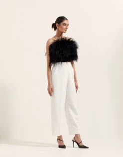 Black Feather Bandeau -Africans Shop aw22cc212543