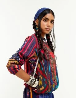 Multi Zahra Sweatshirt -Africans Shop aw23bkjk123
