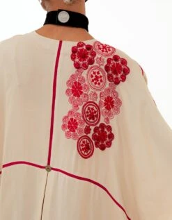 Ivory Mandala Shirt -Africans Shop aw23bksh86