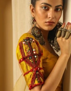 Yellow Blouse -Africans Shop awblyel2