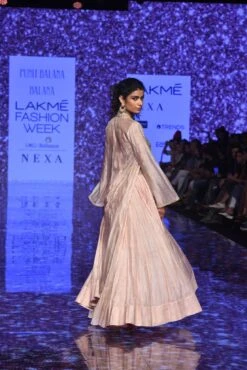 Powder Pink Organza Cape With Skirt And Heavy Work Top 13 Powder Pink Organza Cape With Skirt And Heavy Work Top -Africans Shop b 12615