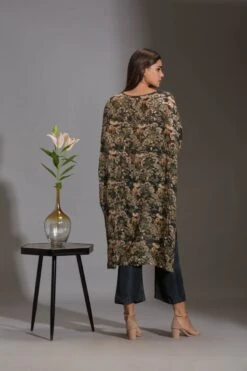 Bottle Green Nightshade Palazzo And Top -Africans Shop b 50660